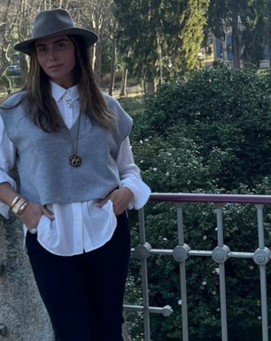 Giovanna Antonelli usa camisa com colete em 2 looks