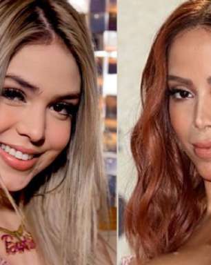 Anitta canta Faking Love no Domingão e web lembra polêmica com Melody