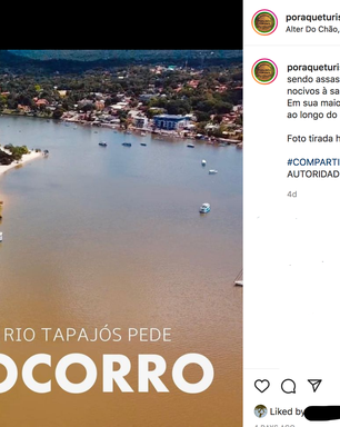 Águas de 'Caribe amazônico' ficam turvas em meio a alta no garimpo no Pará
