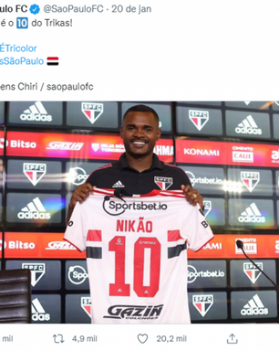 Uso do apelido 'Trikas' pelo São Paulo em apresentação de jogador provoca repercussão nas redes sociais