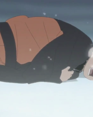 Afinal, por que Naruto desmaia na neve em uma cena do Shippuden?
