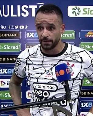 Renato Augusto vê Corinthians superior e lamenta 0 a 0 em casa: 'Bola não entrou'