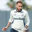 Neymar treina normalmente, e Santos ganha reforços contra a Chapecoense