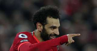 Salah, do Liverpool, quebra recorde de ídolo do Arsenal com gol na Europa  League