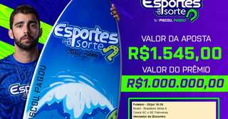 Site de apostas esportivas paga R$ 1 milhão de reais