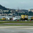 Avião derrapa durante pouso no Aeroporto Santos Dumont e afeta mais de 30 voos