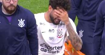 432850107-yuri-alberto-corinthians-campo.jpg Foto: Yuri Alberto sente dores e deixa o campo chorando ( Reprodução/GE TV) / Gávea News