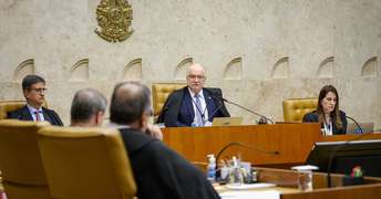 edson-fachin-presidente-do-stf-flavio-dino-andre-mendonca.jpg Foto: Gustavo Moreno/STF