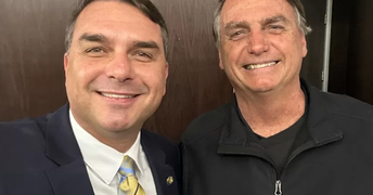 flavio_jair_bolsonaro.PNG Foto: Reprodução/X