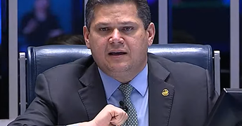 alcolumbre pec segurança.png Foto: Reprodução/TV Senado/YouTube