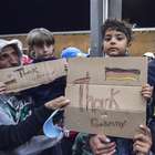 Actos emotivos de solidaridad con los refugiados