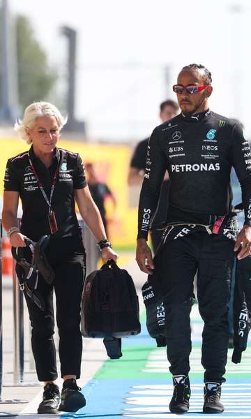 F1: Hamilton e Angela Cullen se separam; relembre parceria