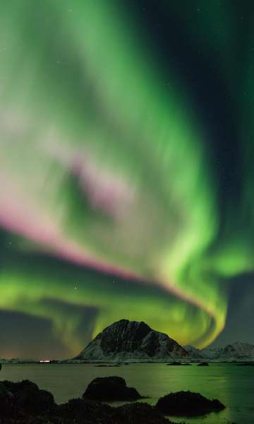 Why do the northern lights change color?