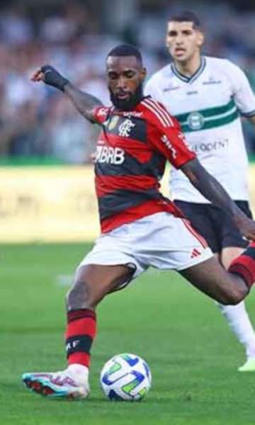 Atua&ccedil;&otilde;es do Flamengo contra o Coritiba: Bruno Henrique e Gerson decisivos