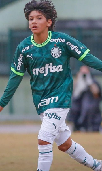 Quem é Robert Jr., joia de 14 anos do Palmeiras conhecida como 'Messi paraguaio'