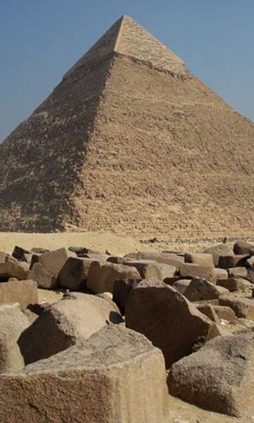 Como as pirâmides do Egito foram construídas?