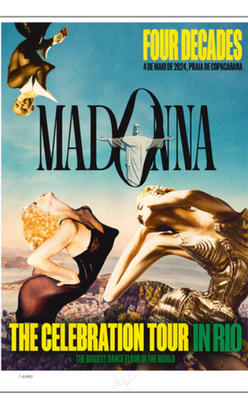 Madonna anuncia peças em celebração a show no Rio; veja preços