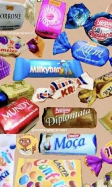 Chocolates populares que não existem mais