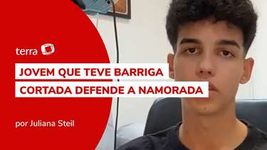 ES: Jovem que teve barriga cortada defende a namorada de acusação