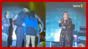 Naiara Azevedo interrompe show para dar bronca em fã 'irresponsável'