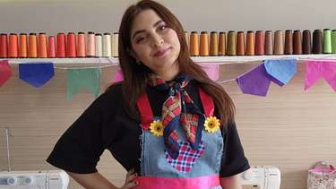 Transforme uma calça jeans velha em um look de São João