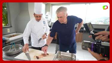 Carlo Ancelotti visita Granja Comary, prova churrasco e elogia ...