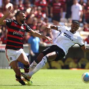 Botafogo marca e abre placar contra Flamengo em clássico do Carioca; siga