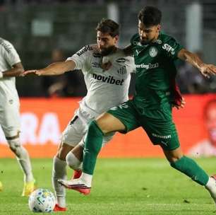 Palmeiras empata com o Santos e e pega Vasco na semi da Copa do Brasil