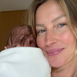 Gisele Bündchen mostra 1ª foto do caçula e 'derrete' web: 'Ocupada vivendo a vida'
