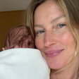 Gisele Bündchen mostra 1ª foto do caçula e 'derrete' web: 'Ocupada vivendo a vida'