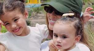 Bruna Biancardi leva as filhas à Disney em Orlando na véspera da estreia do Brasil