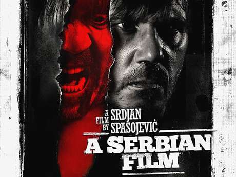 Divulgación 'A Serbian Film'. (Una película Serbia) Dirigida por Srdjan Spasojevic en 2010. Prohibida en España, Noruega y Brasil, la cinta es sin duda una de las películas más controvertidas de todos los tiempos. Contiene escenas de violación de menores, incesto y asesinato. Cuenta la historia de un actor porno retirado que decide hacer su última cinta, pero no sabe que termina involucrado en uno de los géneros más fuertes snuff y pedofilia. Sin embargo, ganó premio a Mejor película en Montreal, el premio de Oro a la mejor película europea y en el Festival de Serbia tuvo premio al mejor guión.