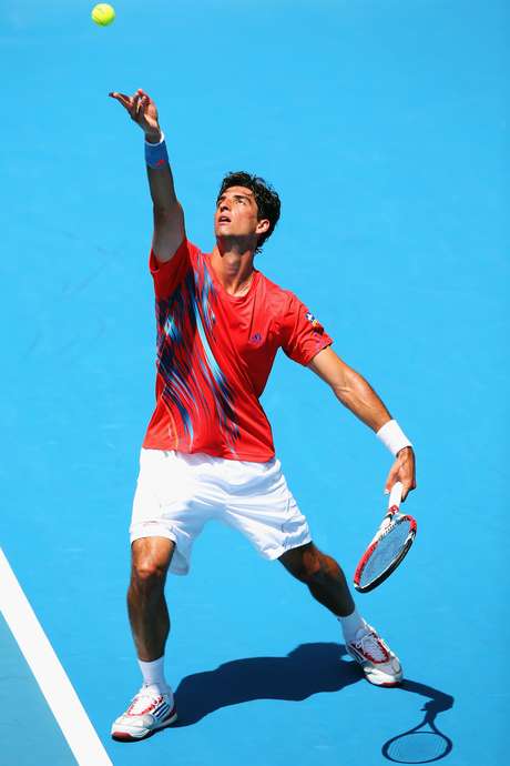 Bellucci será o primeiro brasileiro a entrar em quadra nesta sexta Bellucci será o primeiro brasileiro a entrar em quadra nesta sexta