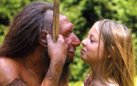 Últimos neandertais (na foto, modelo de museu) teriam passado pela Península Ibéricahá cerca de 45 mil anos <p>Últimos neandertais (na foto, modelo de museu) teriam passado pela Península Ibéricahá cerca de 45 mil anos</p>