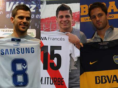 Terra Gago, a Vélez; Iturbe, a River; "Burrito" Martínez, en Boca. Algunos de los refueroz más relevantes para el Torneo Final 2013
