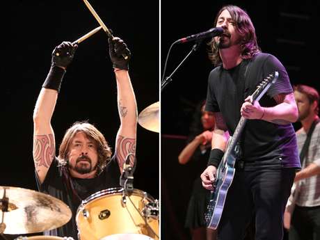 Getty Images Love him or hate him, there's no denying Dave Grohl is hardest working man in rock. His latest endeavor is staring the Sound City Players, a band formed around his documentary, 'Sound City' about the legendary recording studio. The group -- who counts Dave's fellow Foo Fighters Taylor Hawkins and Pat Smear as well as Nirvana buddy Krist Novoselic, rocker Rick Springfield more among its members -- has been playing shows in US and stopped in New York City's Hammerstein Ballroom on February 13. Check out these awesome photos of the show!