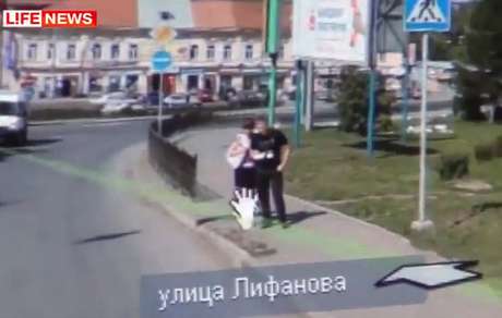 Noivo foi flagrado em serviço similar ao Street View oferecido na Rússia Noivo foi flagrado em serviço similar ao Street View oferecido na Rússia