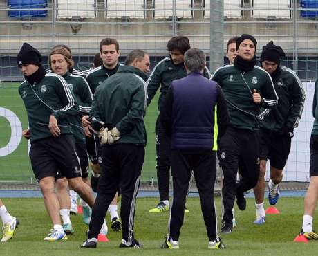Getty Images Entrenamiento del Real Madrid.