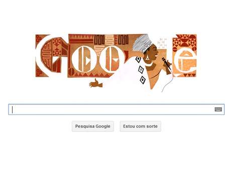 Google lembrou Miriam Makeba publicando um logo com motivos africanos neste dia 04 de março Google lembrou Miriam Makeba publicando um logo com motivos africanos neste dia 04 de março