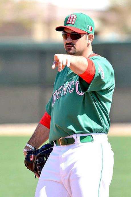 Cortesía FEMEBE Adrián González participó en la práctica de México.