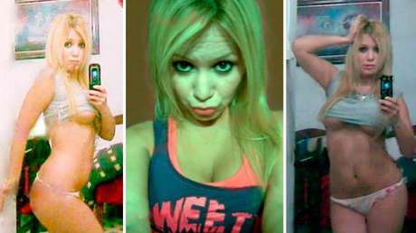 Internet Con el romance confirmado y súper enamorada del Kun Agüero, aparecieron algunas fotos hot de Karina, la princesita, donde se muestra desinhibida y complaciente con la lente fotográfica. El cambio radical que le dio a su vida con el vínculo sentimental con el crack que de Manchester City fue tajante. Ahora, la cantante se refugió y no quiere que la acosen mediáticamente. Con 27 años, Karina es mamá de una nena, fruto de su relación con el cantante de cumbia El Polaco, y según los archivos las fotos que aún circulan en Internet pertenecen a la época en que había comenzado la relación con el cantante tropical. ¿Qué dirá Giannina Maradona?