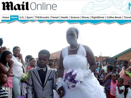 Casamento foi feito a pedido do garoto e com consentimento da família Casamento foi feito a pedido do garoto e com consentimento da família
