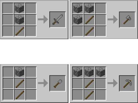 Após construir a primeira picareta e colher as primeiras pedras, jogador poderá construir diversos utensílios