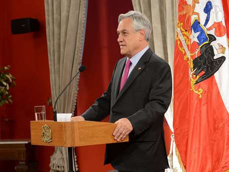 Presidencia El Presidente Piñera se refirió ayer al nuevo papa.
