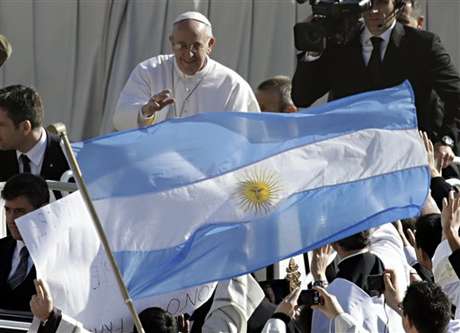 AP <p>El papa Francisco en la inauguración de su pontificado en la plaza de San Pedro</p>
