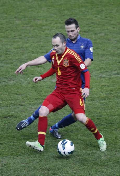 Getty Images <p>El centrocampista de la selección española, Andrés Iniesta</p>