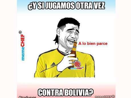 Reproducción. Uno de los memes después del partido.