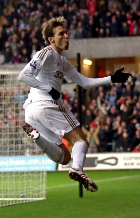 Getty Images Michu, jugador español del Swansea