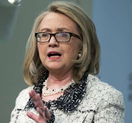 Imagem mostra Hillary Clinton em 31 de janeiro deste ano Imagem mostra Hillary Clinton em 31 de janeiro deste ano