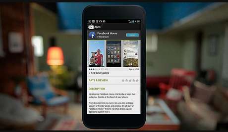 Quem já tiver o Facebook instalado no Android, verá um aviso de update quando o Facebook lançar o Home Quem já tiver o Facebook instalado no Android, verá um aviso de update quando o Facebook lançar o Home